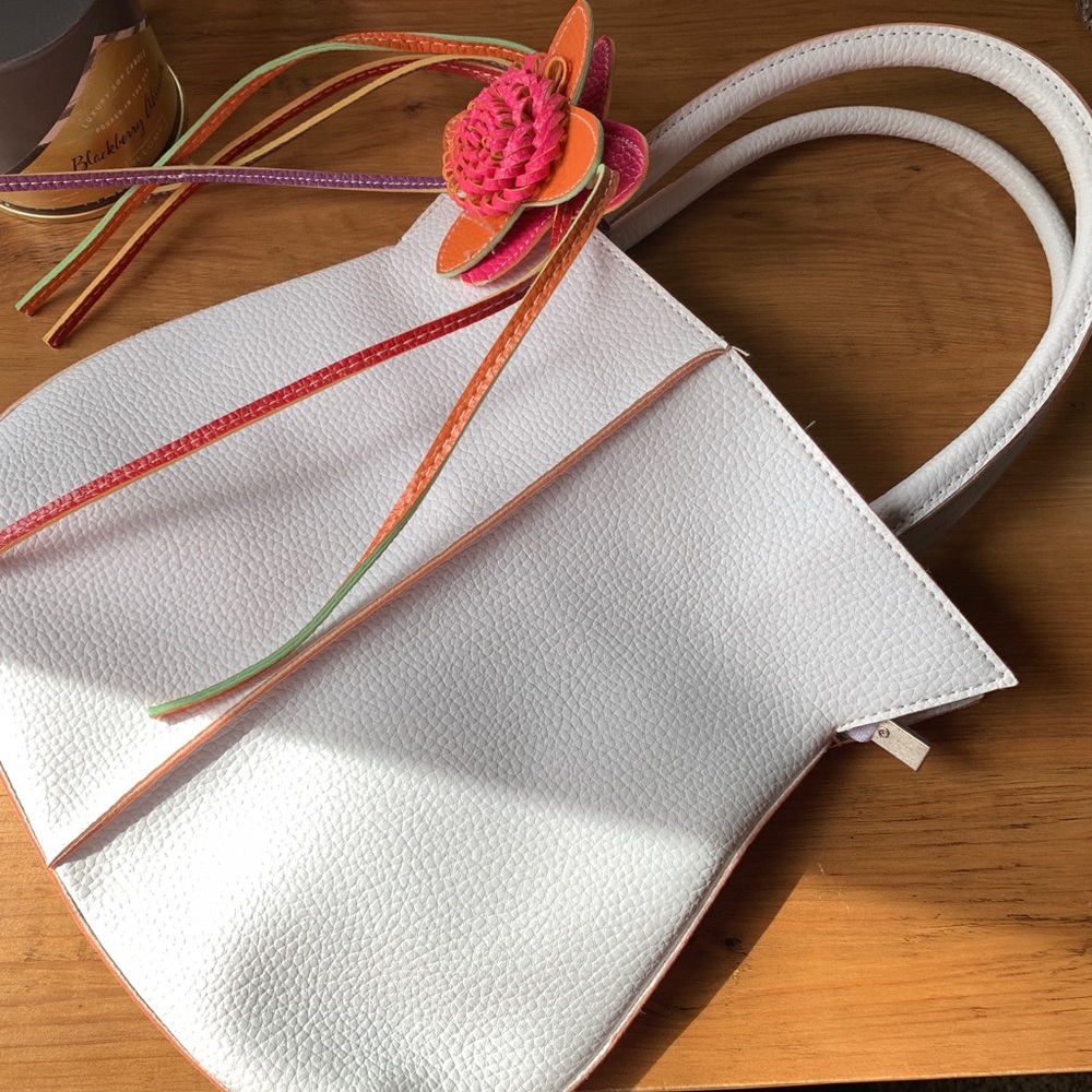 Funky leather purse